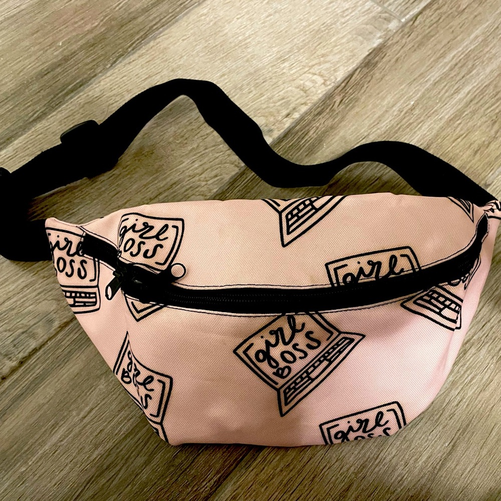 Pink Fanny Pack Girl Boss